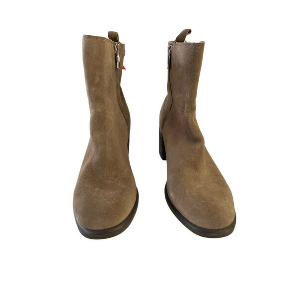 Blondo Sonali Brown Waterproof Ankle Boots Winter Block Heel Sz 8.5 NEW - Picture 3 of 9